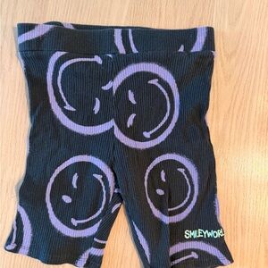 Kids Black and Purple Shorts